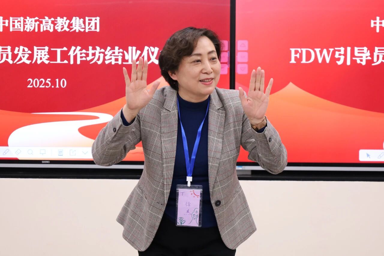 徐杰老师在FDW引导员发展工作坊授课