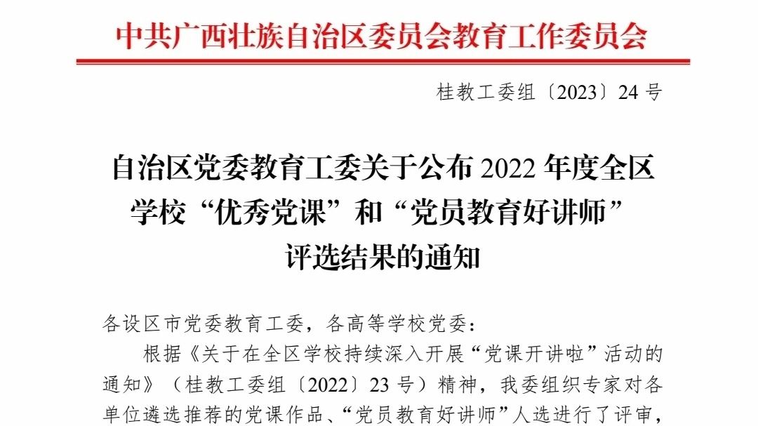 喜报！马克思主义学院团队参加省级“优秀党课”比赛获奖！